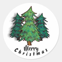 Frohe Weihnachtsaufkleber