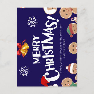 Frohe Weihnachtsbaby Postcard Feiertagspostkarte