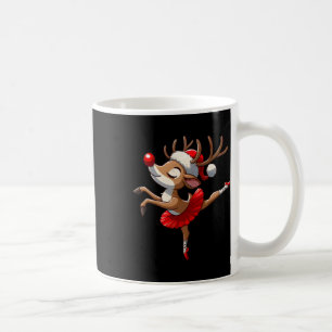 Frohe Weihnachtsballett Rentier Tanz Ballett Tee Kaffeetasse