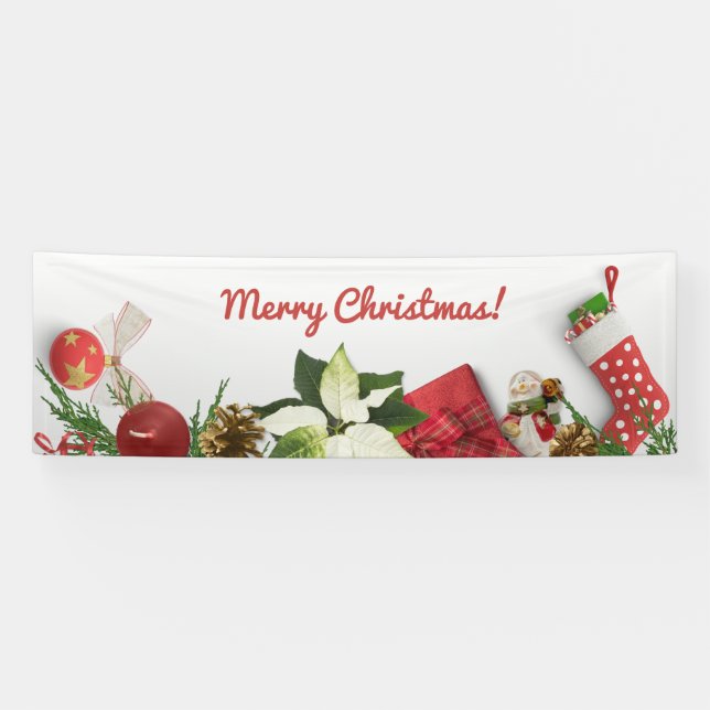 Frohe Weihnachtsbanner Banner (Horizontal)