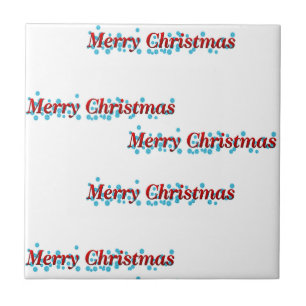 Frohe Weihnachtsbanner mit Schneeflocken und Rotte Fliese