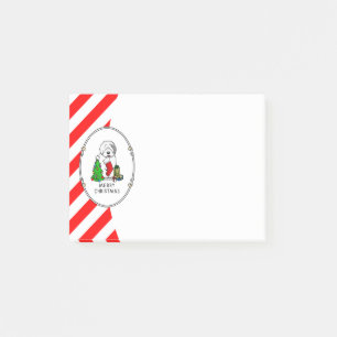 Frohe Weihnachtsbaum 2 Old English Sheepdog Gray 1 Post-it Klebezettel