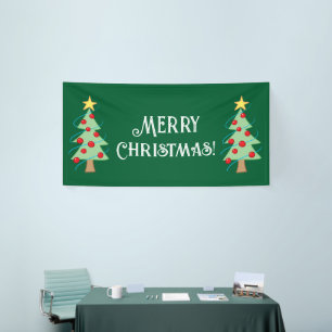 Frohe Weihnachtsbaum-Banner Banner