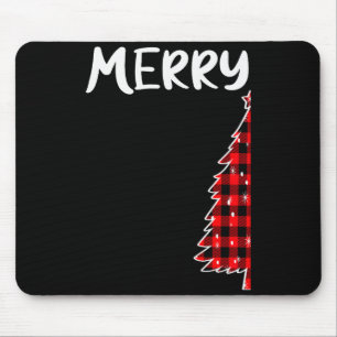 Frohe Weihnachtsbaum Buffalo Kariert Weihnachten P Mousepad