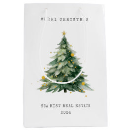 Frohe Weihnachtsbaum Corporate Mittlere Geschenktüte
