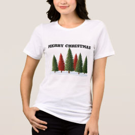 Frohe Weihnachtsbaum: Festliche und künstlerische  Tri-Blend Shirt