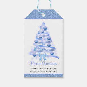 Frohe Weihnachtsbaum Firmenfeiertag Geschenkanhänger