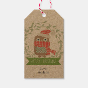 Frohe Weihnachtsbaum Geschenkanhänger