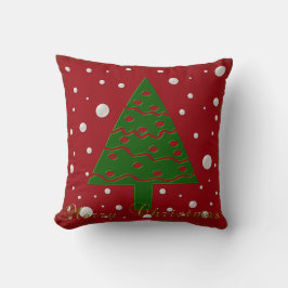 Frohe Weihnachtsbaum-Kissen Kissen