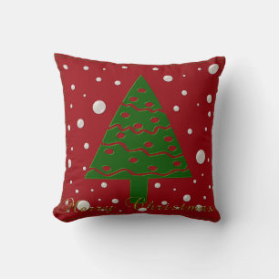 Frohe Weihnachtsbaum-Kissen Kissen