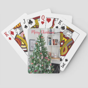 Frohe Weihnachtsbaum Klassische Spielkarten