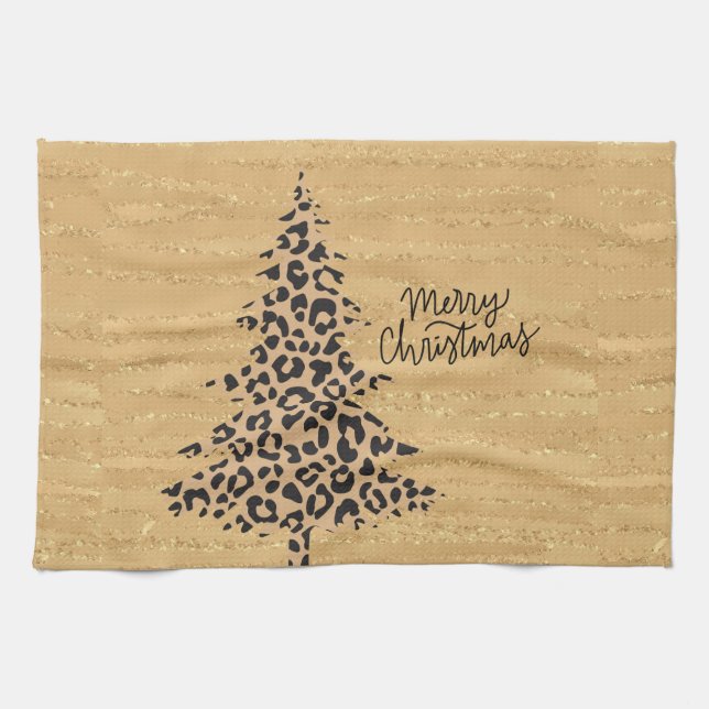 Frohe Weihnachtsbaum Küchentücher (Horizontal)