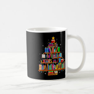 Frohe Weihnachtsbaum Lesebücher Liebhaber Biblioth Kaffeetasse