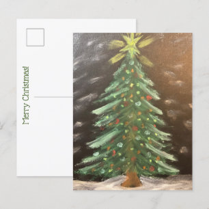 Frohe Weihnachtsbaum Postcard Postkarte