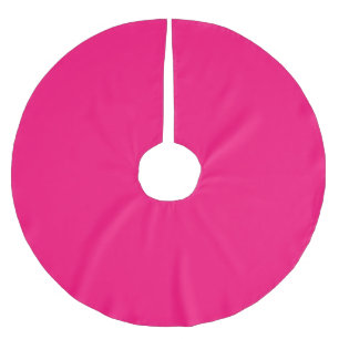 Frohe Weihnachtsbaum Rock Hot Pink Fushia Polyester Weihnachtsbaumdecke
