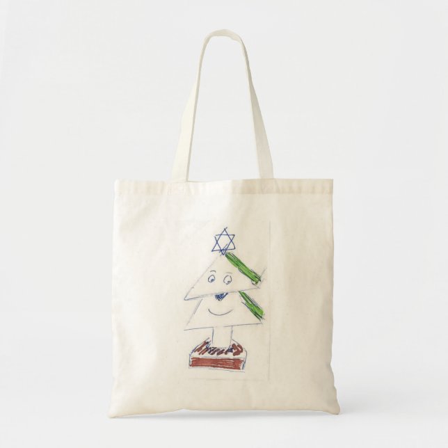 Frohe Weihnachtsbaum Tote Tasche (Vorne)