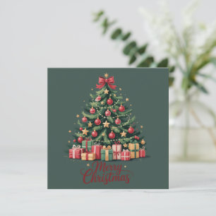 Frohe Weihnachtsbaum Urlaub Winter Weihnachten Wei