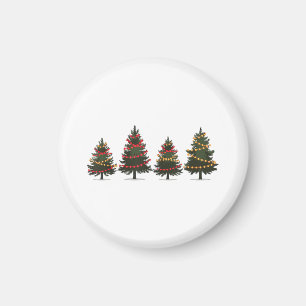 Frohe Weihnachtsbaum Weihnachts-Shirts für Frauen  Magnet
