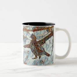 Frohe Weihnachtsbaum Zwei-Tone-Tasse Zweifarbige Tasse