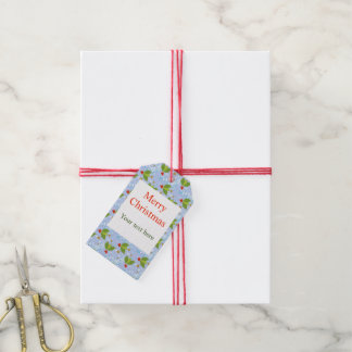 Frohe Weihnachtsbaumbeere Geschenkanhänger