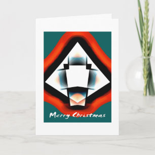 Frohe Weihnachtsbaume Feiertagskarte