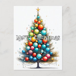 Frohe Weihnachtsbaume | Happy Holidays Postkarte