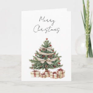 Frohe Weihnachtsbaume Karte
