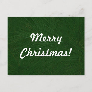 Frohe Weihnachtsbaume Nah Feiertagspostkarte