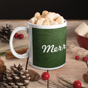 Frohe Weihnachtsbaume Nah Kaffeetasse