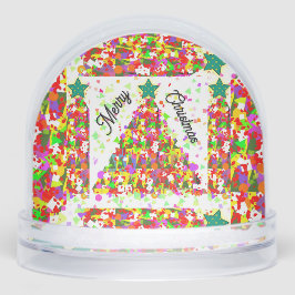 Frohe Weihnachtsbaume Schneekugeln