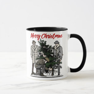 Frohe Weihnachtsbaume Tasse