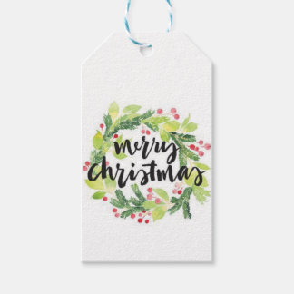 Frohe Weihnachtsbäume Wreath Holiday Geschenktaste Geschenkanhänger