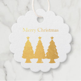 Frohe Weihnachtsbaumen Geschenkanhänger