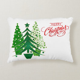 Frohe Weihnachtsbaumen Kissen