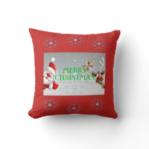 Frohe Weihnachtsbaumkissen