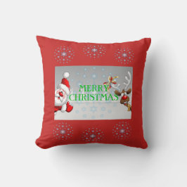 Frohe Weihnachtsbaumkissen Kissen