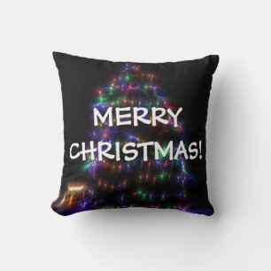 Frohe Weihnachtsbaumkissen Kissen