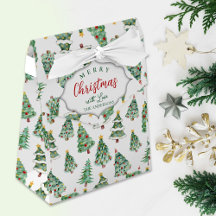 Frohe Weihnachtsbaumstruktur weiß grün Winter