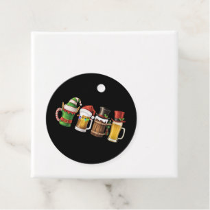 Frohe Weihnachtsbiere trinken Santa Beer Lover Geschenkanhänger