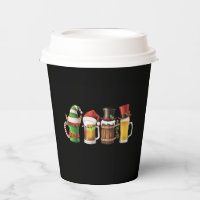 Frohe Weihnachtsbiere trinken Santa Beer Lover