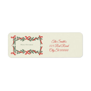 Frohe Weihnachtsbögen Adresse