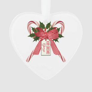 Frohe Weihnachtsbonbons Name Acrylschmuck Ornament