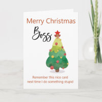 Frohe Weihnachtsboss von Employee Funny