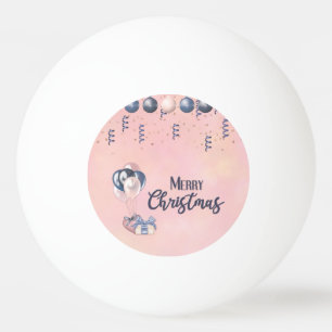 Frohe Weihnachtsbotschaften Baubles, Geschenke & B Tischtennisball