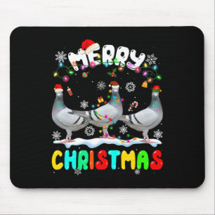 Frohe Weihnachtsbrötchen Lover Weihnachtsmannmütze Mousepad