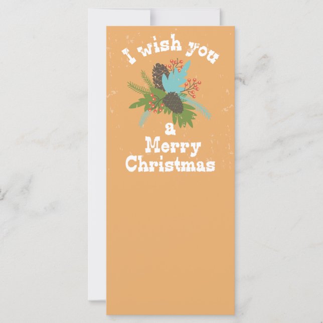 Frohe Weihnachtsdekoration (Vorderseite)