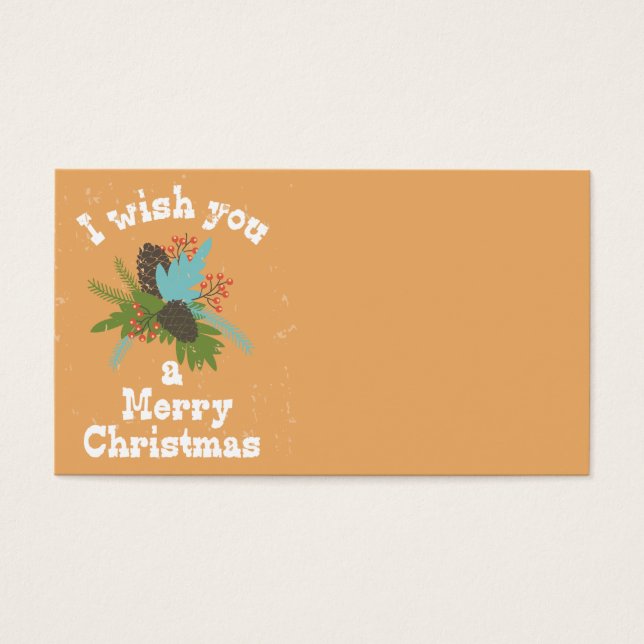 Frohe Weihnachtsdekoration (Vorderseite)