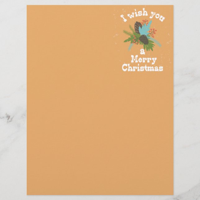 Frohe Weihnachtsdekoration (Vorderseite)