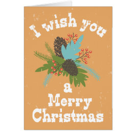 Frohe Weihnachtsdekoration