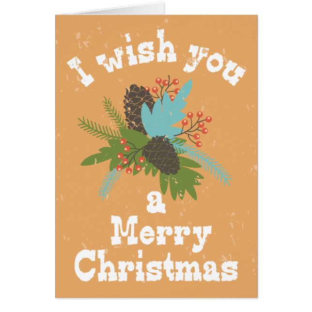 Frohe Weihnachtsdekoration (Vorne)